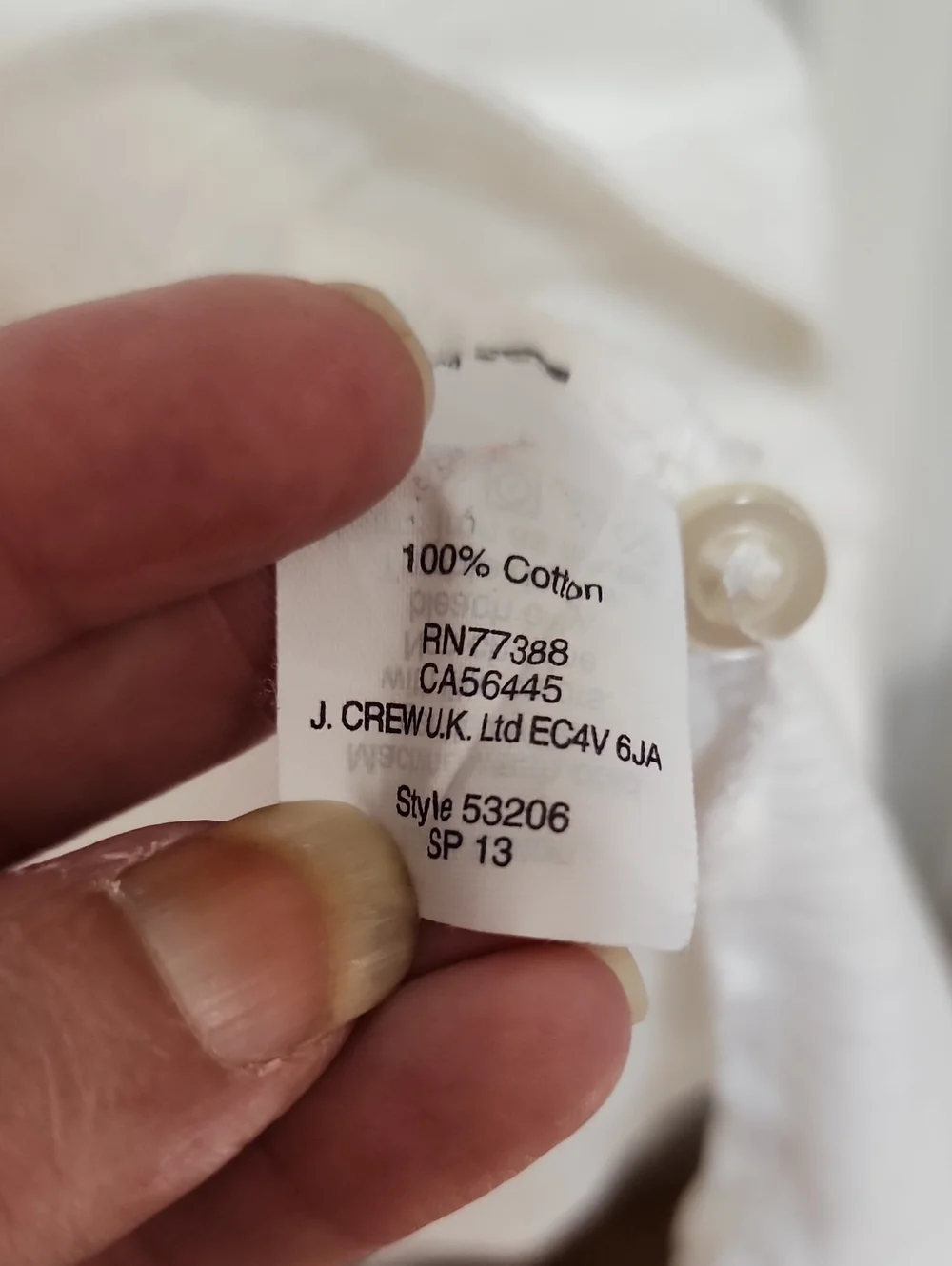 J. Crew White Men's Polo Shirt